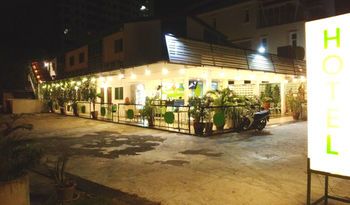 Hotel Front - Evening or Night