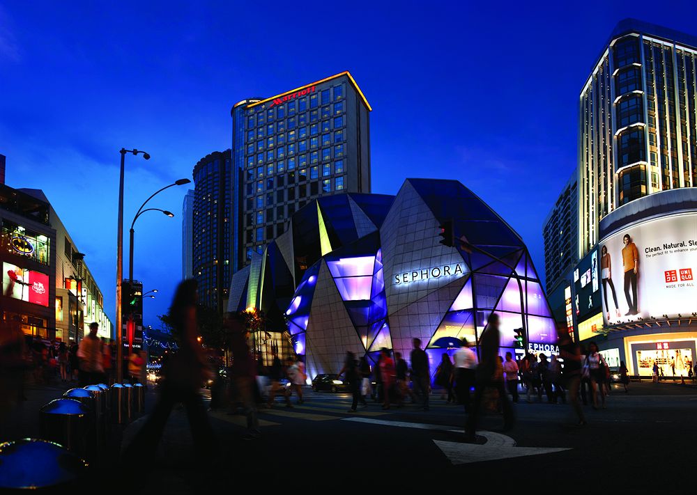 Hotel Front - Evening or Night