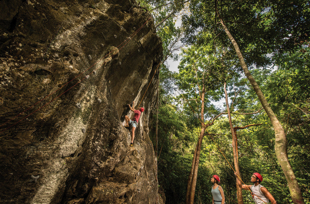 Outdoor Rock Climbing